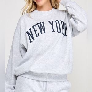 REFLEX white New York Women's Sweatshirt